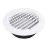 Tampa de ventilação redonda de 200 mm, tampa de ventilação de plástico ABS branco, grelha de ventilação inclinada para banheiro, cozinha e escritório