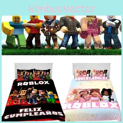 Roblox 3d Print Pattern Bedding Set With Active Dyeing And Quilted Fabric For Modern Home Decor