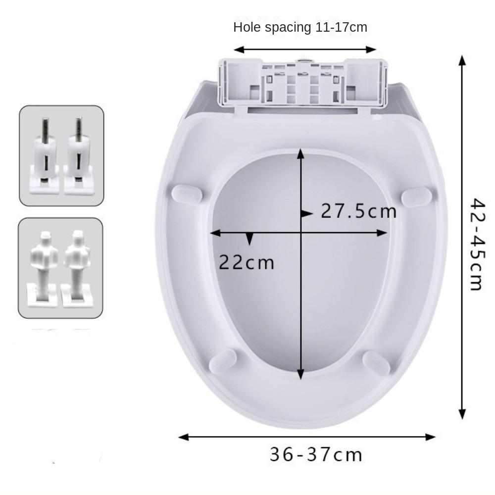 Thicken Toilet Parts Antibacterial Toilet Seat Lid New Toilet Lid  Bathroom