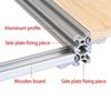 10pack European Standard Aluminum Profile Shelf Brackets for 202 3030 4040 Supports Heavy Type and Easy Installation