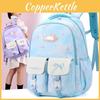 Trendy Nylon Lightweight Kids Backpack For Boys And Girls Grade 5-6 Cartoon Design