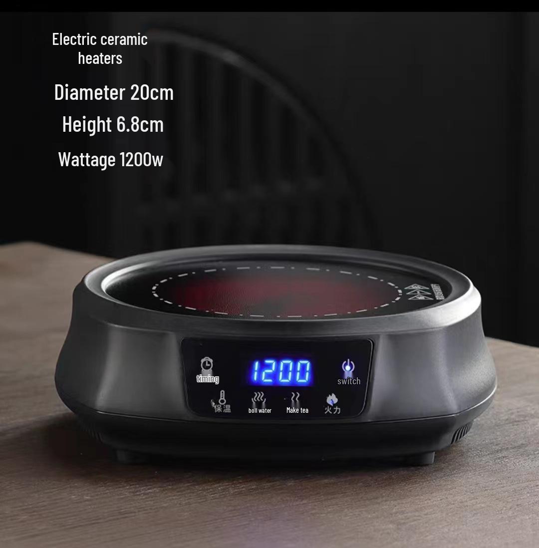 Smart Electric Ceramic Tea Brewer - Compact Kettle for Brewing, Steaming, and Boiling Tea