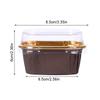 10Pcs Brown Letters Muffin Cupcake Paper Cups Square Cupcake Liner Baking Muffin Box Cup Case Birthday Cake Decoration