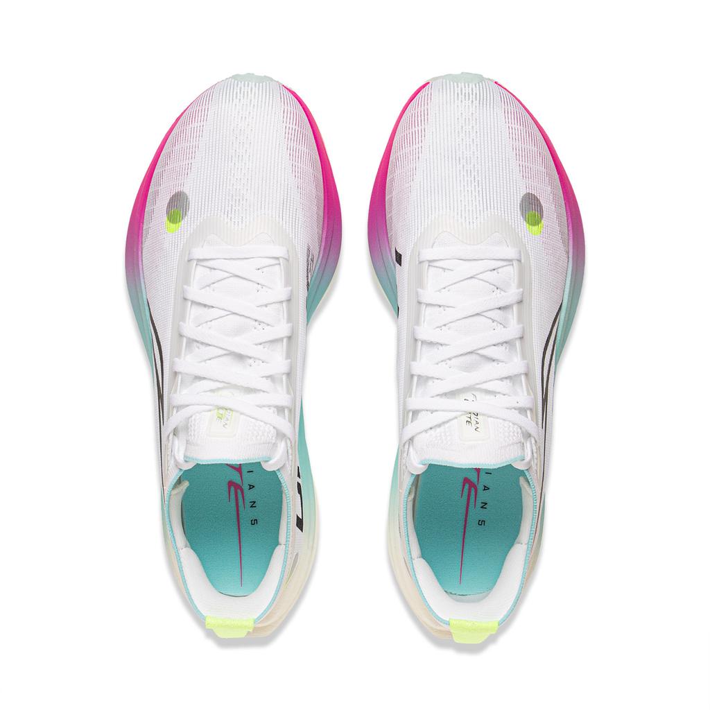 Li Ning Feidian 5 Elite Ultra Technology Odpružení Běžecké boty Unisex Běžecké boty Bílé ARMV003-6