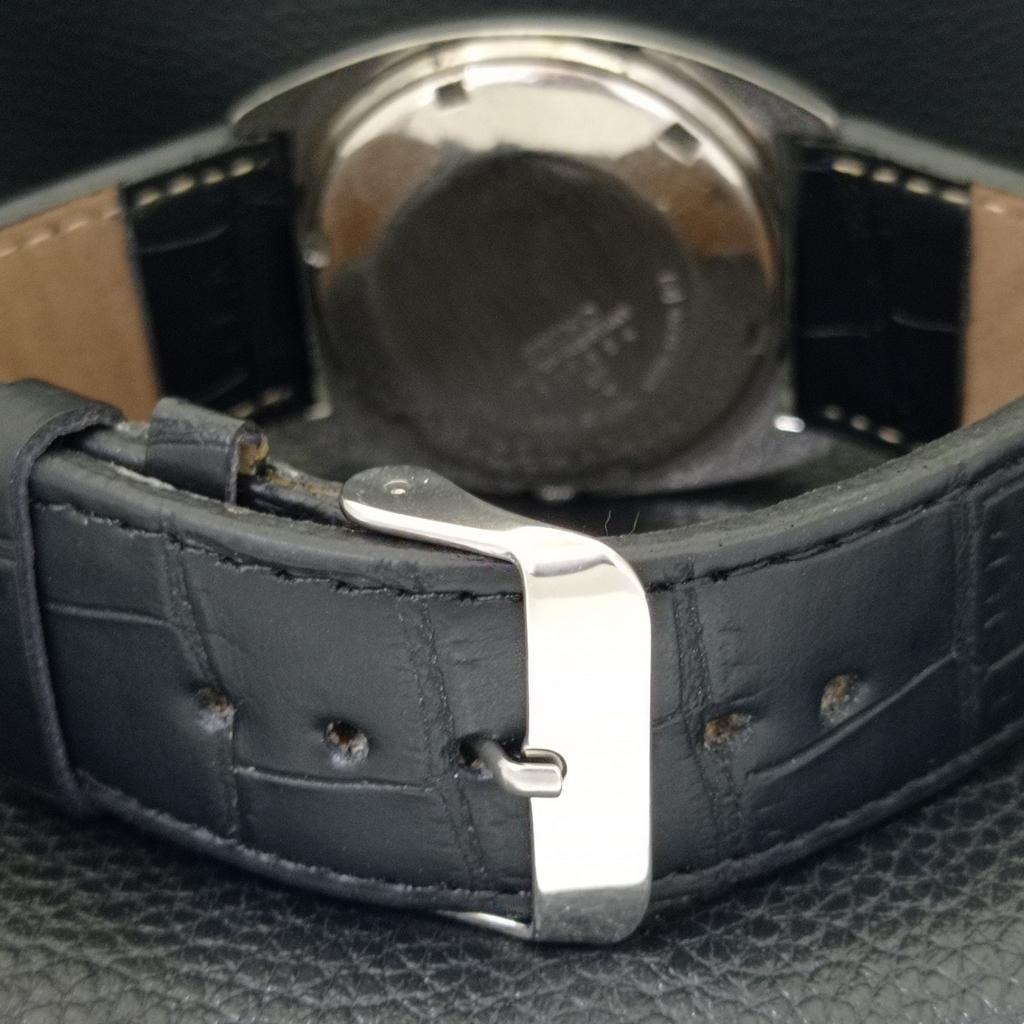Seiko 5 AUTOMATIC 6309A VINTAGE JAPAN MENS SILVER COLOR DIAL WATCH A701581-5 R206b-a701581