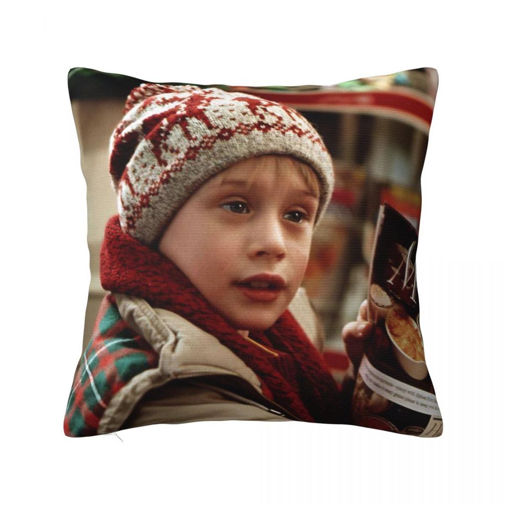 Movie Home Alones Pillow Cover Christmas Morden Pillow Case For Living Room Chair Cushion Cover Soft Graphic Pillowcases Gift