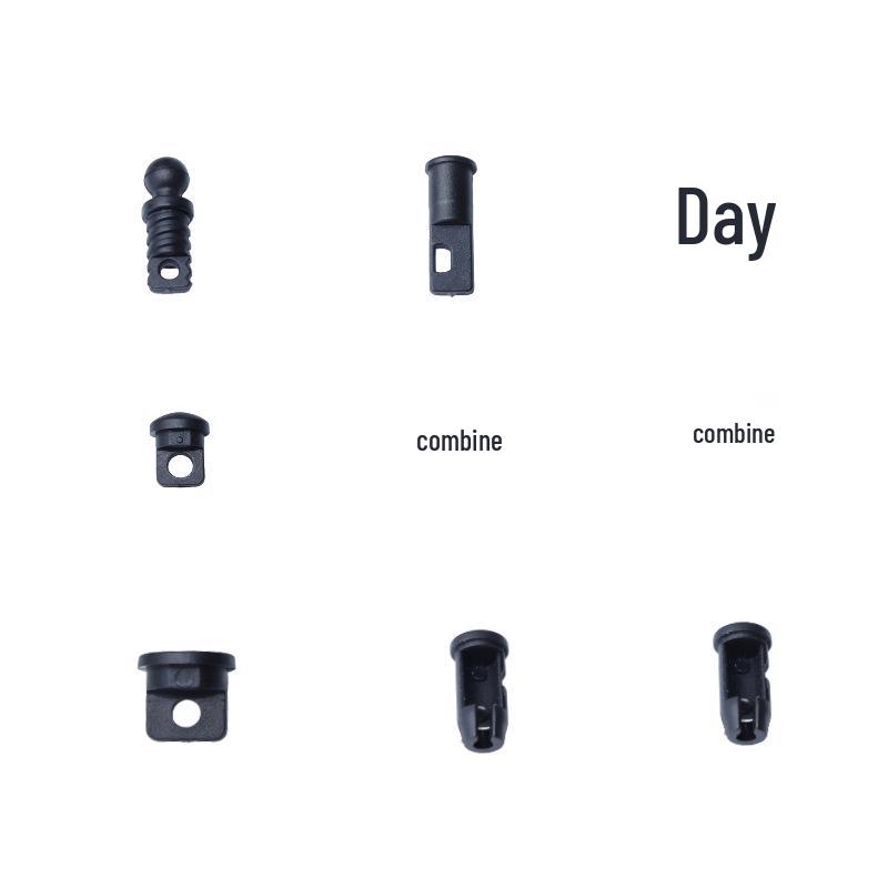 Anti-slip Silent Plastic Insert Cap for Folding Table and Chair, Wear-resistant Round Head Plug.