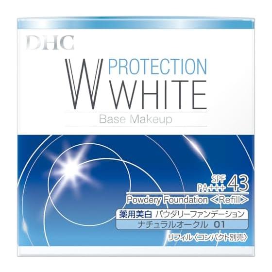 [Quasi-drug] DHC Medicated PW Powder Foundation  Refill  [SPF43/PA+++] Natural Ocher [01]