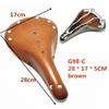 G98 Retro Vintage Bicycle Saddle Pure Cowhide Handmade  Seat Custion  Bike Sport Saddle Bicycle Cycling Saddle Bike Seat