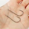 100Pcs Double Back Thorn, Bent Fishhook, Long Handle, Tube, Sea Fishing Hook, Barb With Ring, Crooked Mouth Hook