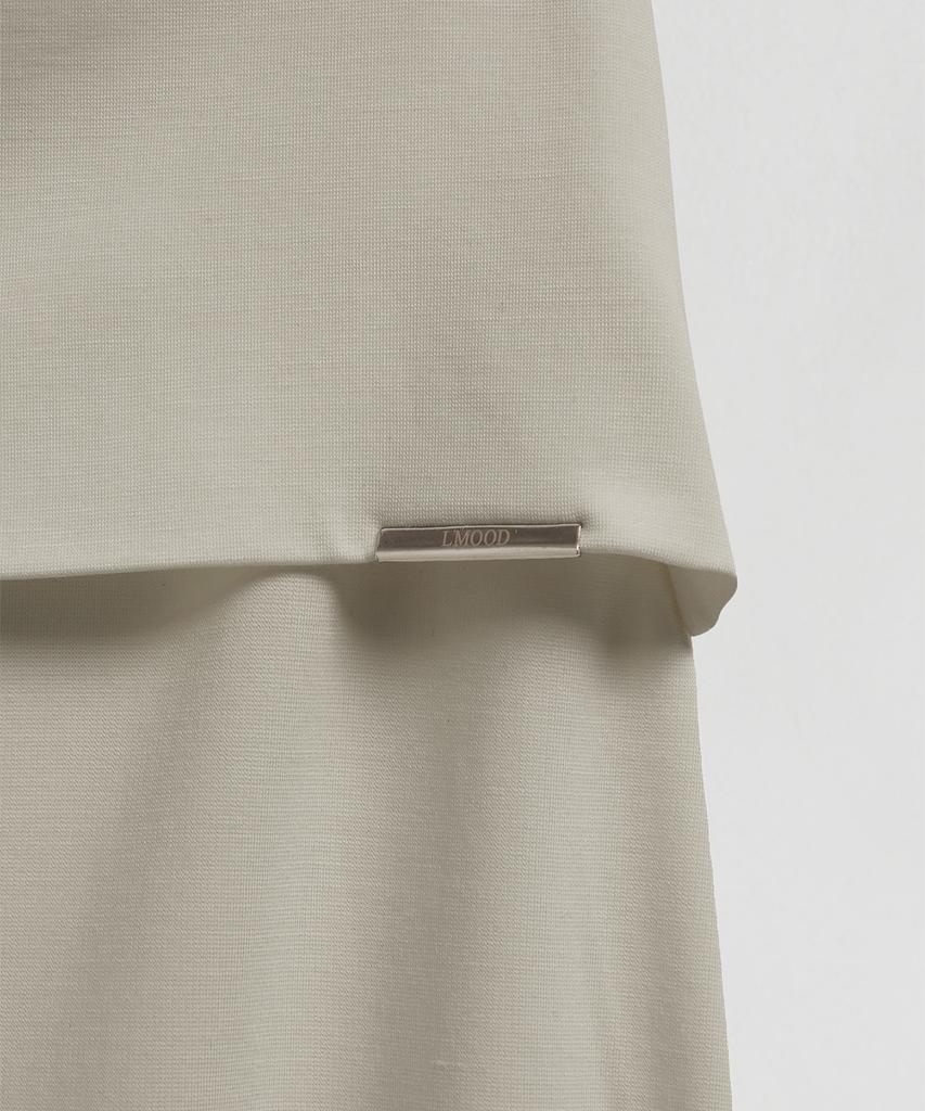 El Mood Woman Martini Max Skirt Greige