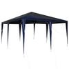 Party Tent Blue 400 X 400 X 266 Cm Polyethylene and Steel