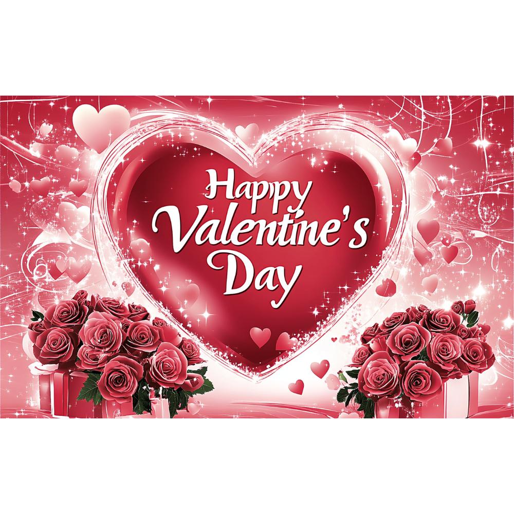 Party Supplies Large-size Decorations Banner Lightweight Valentine’s Decor For Valentine’s Day Gift Celebration