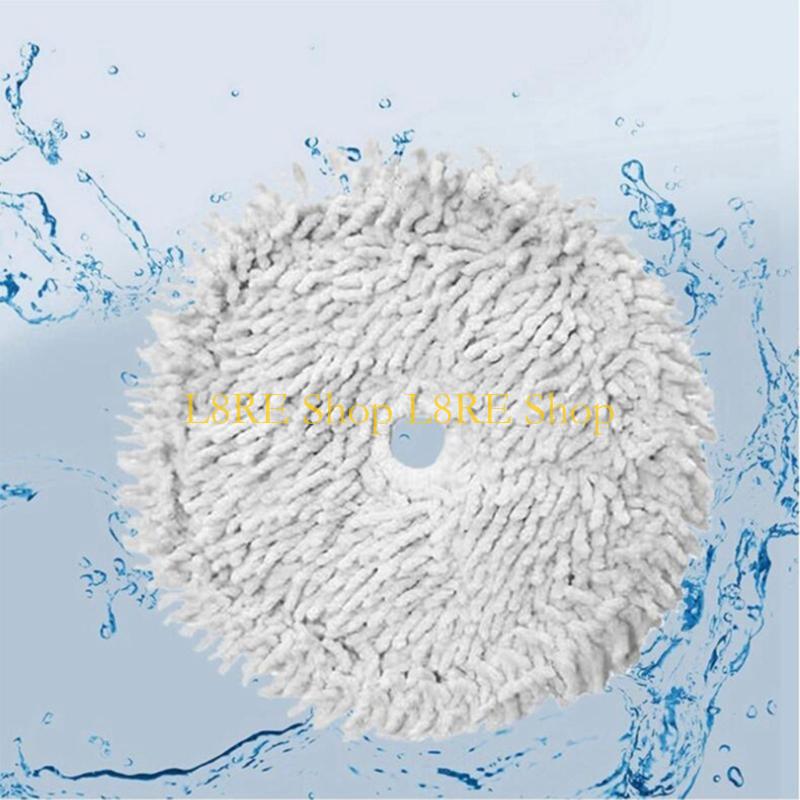 L8RE Plastic Replacement Cloth Mop Wipes Rag Mop Cleaning Heads Pad Sweeping Robot Accessories for Dreame Bot W10 W10Pro