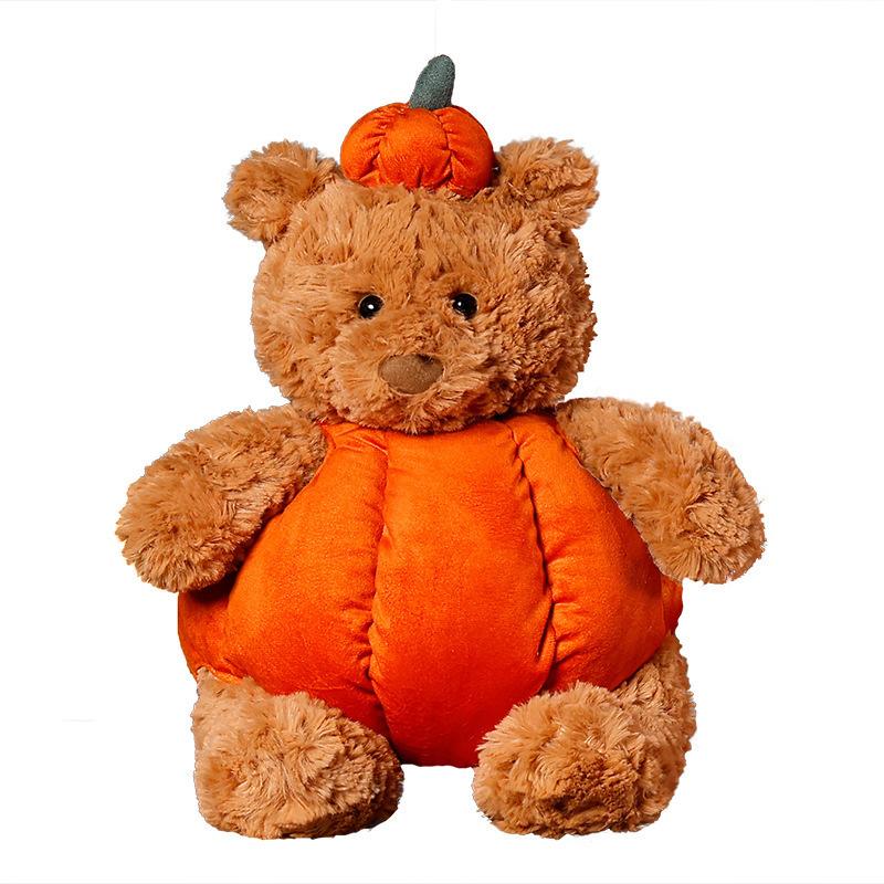 Pumpkin Bear Plush Toy Halloween Doll