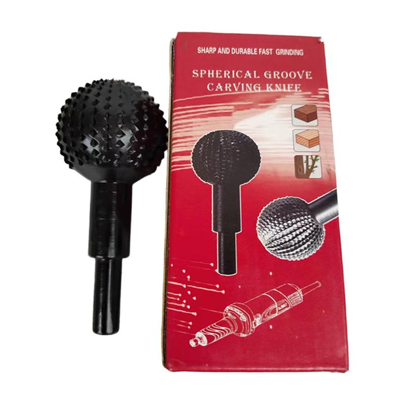 10Mm Wood Carving Grinding Head Rotary Burr Ball Gouge Angle Grinder For Polishing Engraving