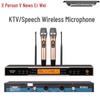 Xun'erwei UD-650 Professional Dual Wireless Handheld Microphone System (CN Version)