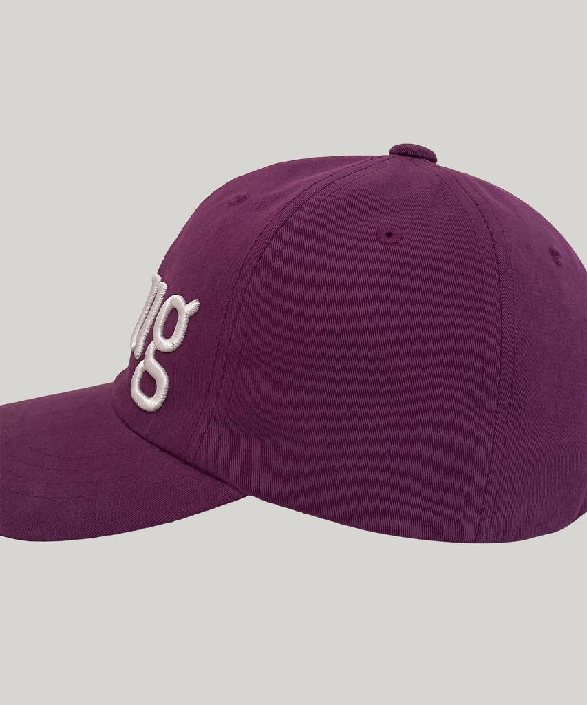 Maugeu Burn Wash Wide Ball Cap Purple