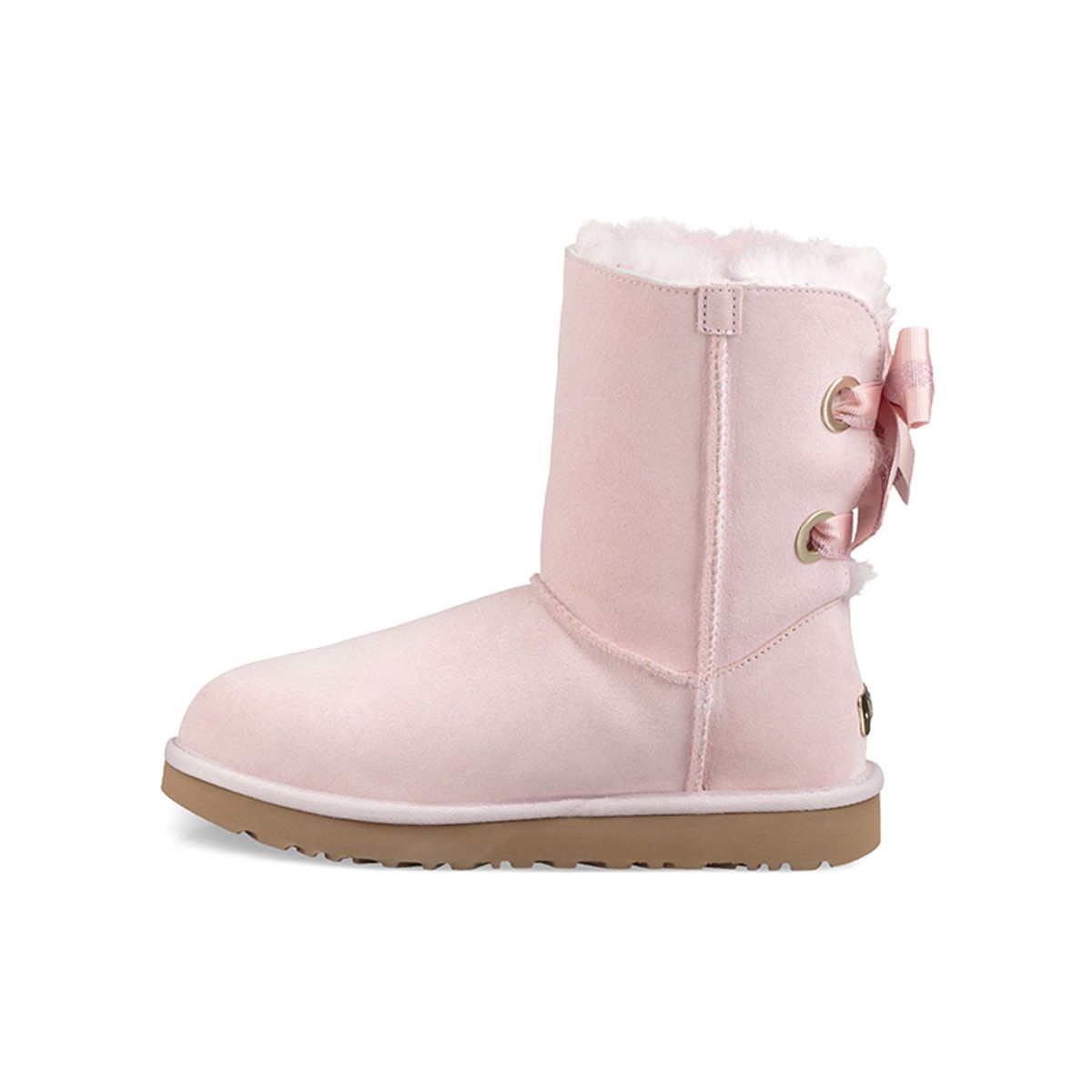 

UGG Customizable Bailey Bow Short Fleece Lined Snow Boots Women boots Pink 1098075-SLPN 40