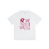 Retro Cartoon Cat Print Unisex T-Shirt - Casual, Loose, Short Sleeve, Round Neck