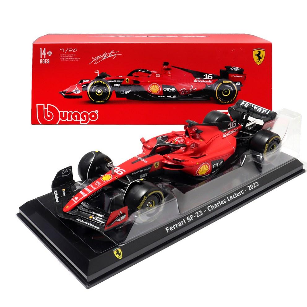 Bburago 1:24 Ferrari SF23 #16 F1 Racing Car Diecast Model
