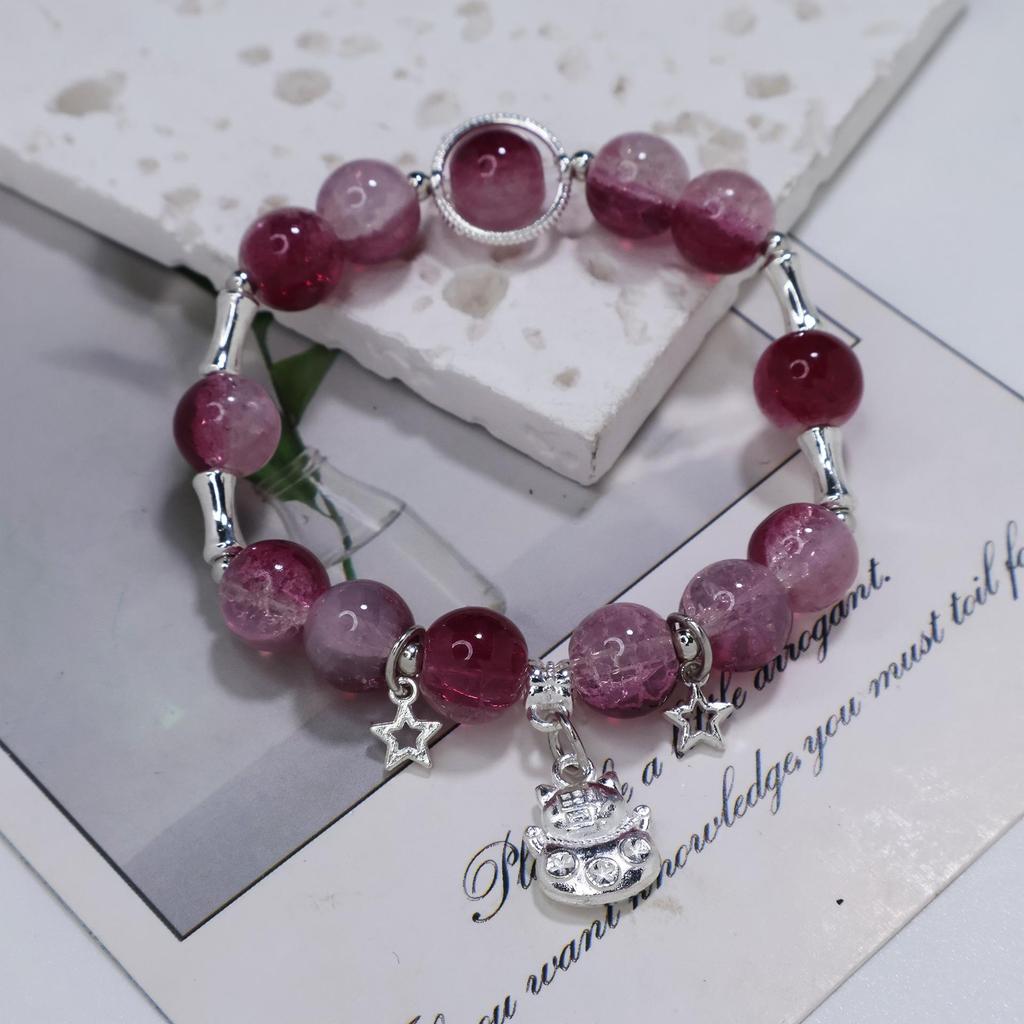 Mori Style Mermaid Crystal Bracelet – Versatile Niche Design for Women, Ideal for Students and Best Friends