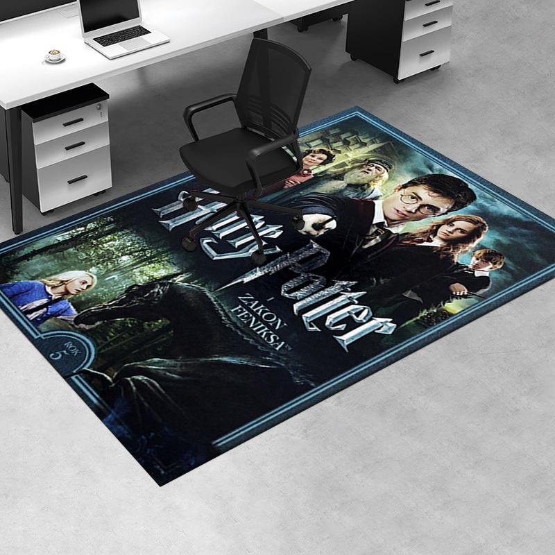 

Harry Potter and the Order of the Phoenix Poster Print Office Mat Home Decor Office Desk Chair Rugs Chair Carpet for office Chair Mat Gift F 60cm by 90cm