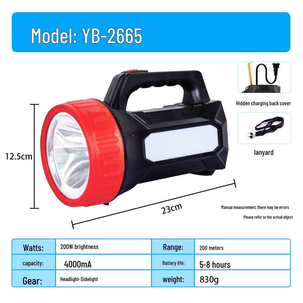 High-Intensity Rechargeable Headlamp with Long-Lasting Battery for Outdoor Activities