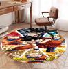 Dragon Ball Pattern Round Rug, Indoor/Outdoor Mat, for Picnic, Gameroom, Bedroom, Office, Living Room, Home Decor Carpet, Birthday Gift
