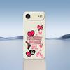 For iPhone 17 Air Case Pink Elements Pattern Printing Straight Edge TPU Phone Back Cover