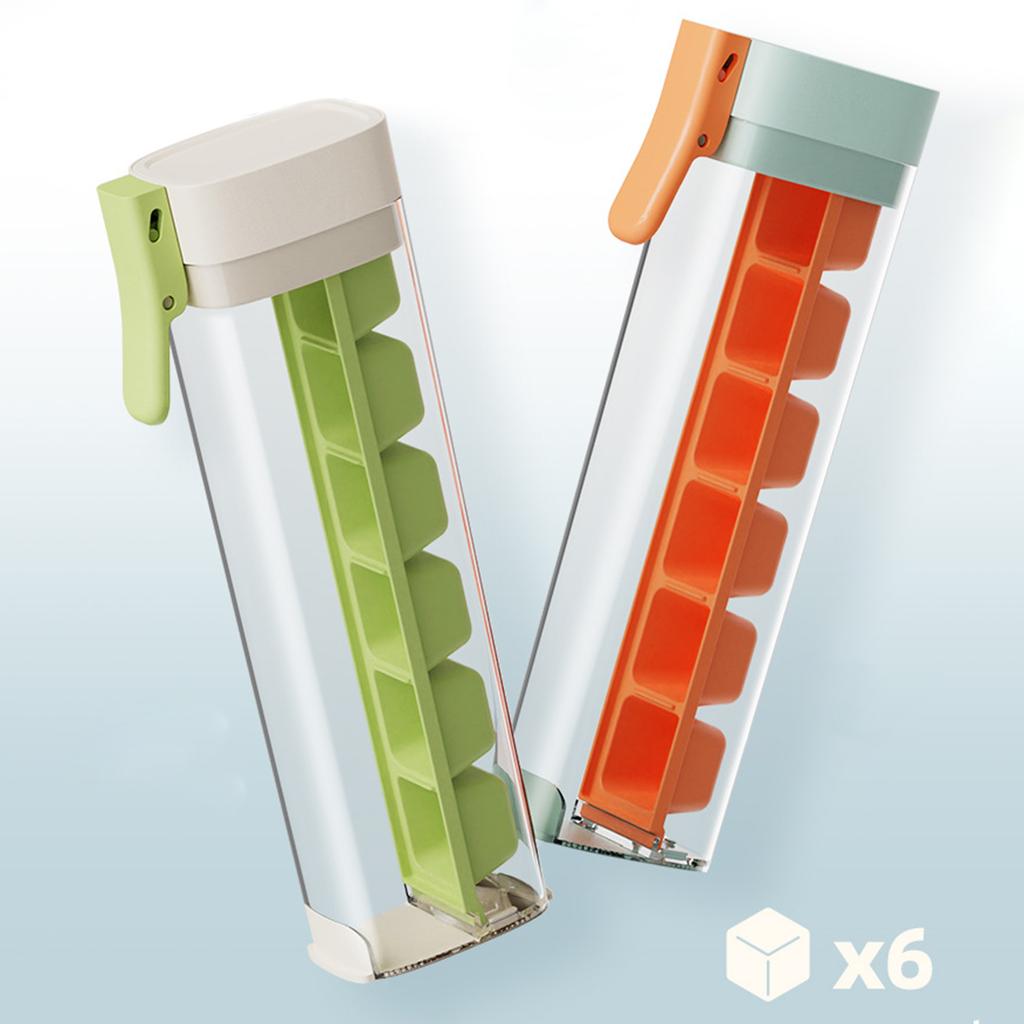 Single Hand Press Ice Tray Easy Release Flexible Design Ice Maker For Quick Ice Making In Home And Office Settings