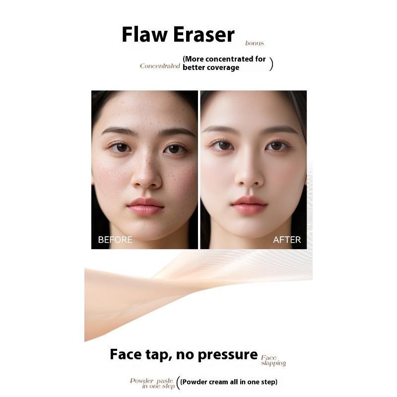 Face Repair Velvet Foundation Cream A Soft Focus Makeup Powder Cream Concealer Oil Control Waterproof Sweatproof Makeup Holding Powder Cream
