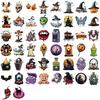 50 PIEZAS Pegatinas de Halloween Pintura y Graffiti DIY Pegatinas Resistentes al Agua para Decorar Tazas, Ordenadores, Teléfonos y Cuadernos