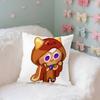 Game CRK Pancake Princess Cookie Button Case Plush Fabric Soft Pillowcase Double Sided Print Cushion Cover Household Gifts