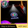 Autocolante Auto Pentru Alfa Romeo 2 BUC Lampă Proiector HD Auto Ușă Mașină Wireless Lumină de Bun Venit LED Decorațiune Accesorii Auto Pentru Alfa
