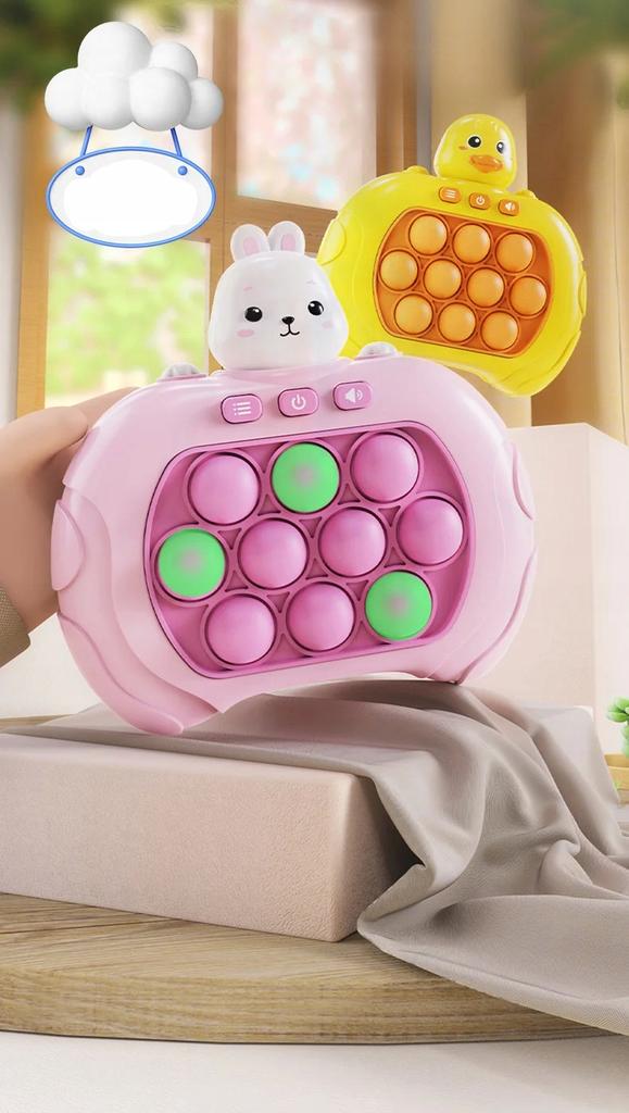 Electronic Game Pop It Sensory Development For Memory Reflexes Children Teddy Bear