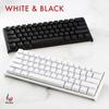 Axisiz Keycap Set for Gaming Mechanical To English Layout Custom Transparent LED Cherry MX Switch Compatible Keyboards, 100% 60% Support, Font,
