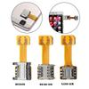 Practical DIY TF For Micro SD Extender Dual SIM Card Adapter Hybrid Sim Slot Nano Cato