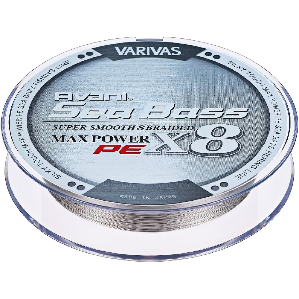 Varivas Avani Seabass PE Max Power X8 150m 1.0mm 20.2lb Stealth Gray Fishing Line