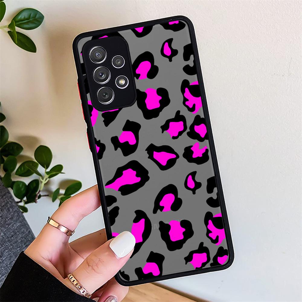 

Чехол с рисунком в виде леопардового сердца для Samsung Galaxy S24 для A13/S20FE - Skin Feel S24