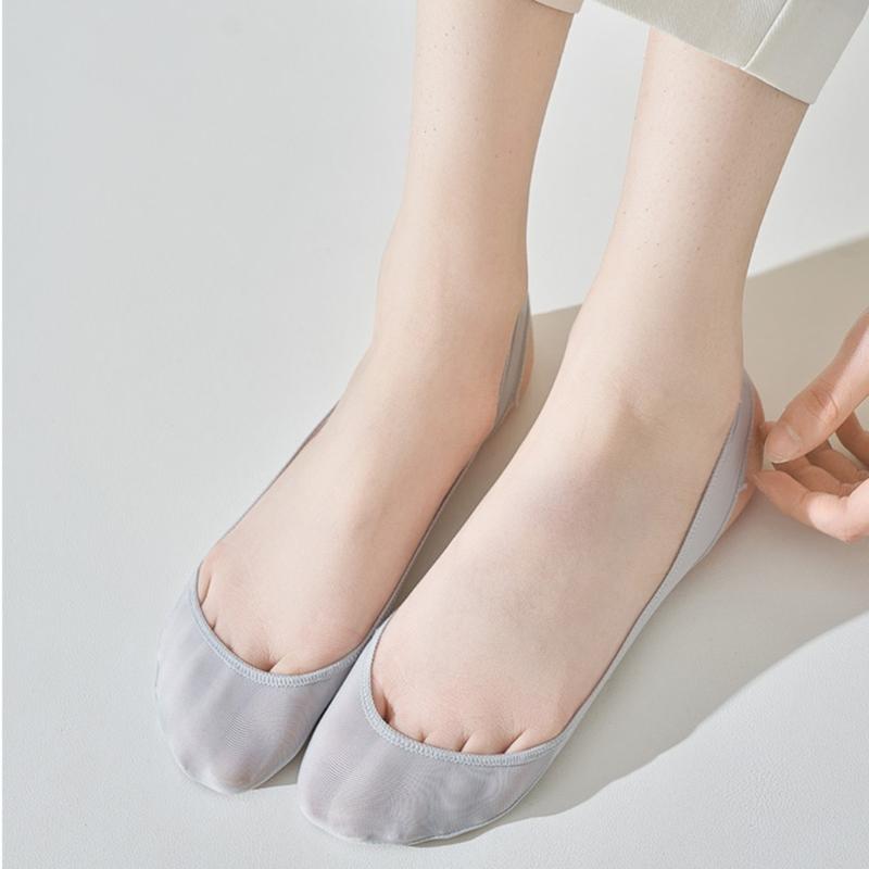 Antislip Strap Half Toe Invisible Low Cut Liner Socks Ball of Foot Cushioned No Show Padded Half Socks For Women Heel