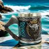 450ml Gothic Beer Mug Stainless Steel Tea Mug Portable Travel Coffee Mug  Travel Use