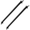 2PCS 8"-11" Adjustable Splitter Strut Rods, Automotive Front Bumper Lip Support Bars, Universal Car Bumper Splitter Diffuser Strut Rods, Compatible
