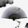 Fan Summer Gift Party Supplies Home Decoration Handle Hand Fan Silk Folding Fan Photo Prop Tool