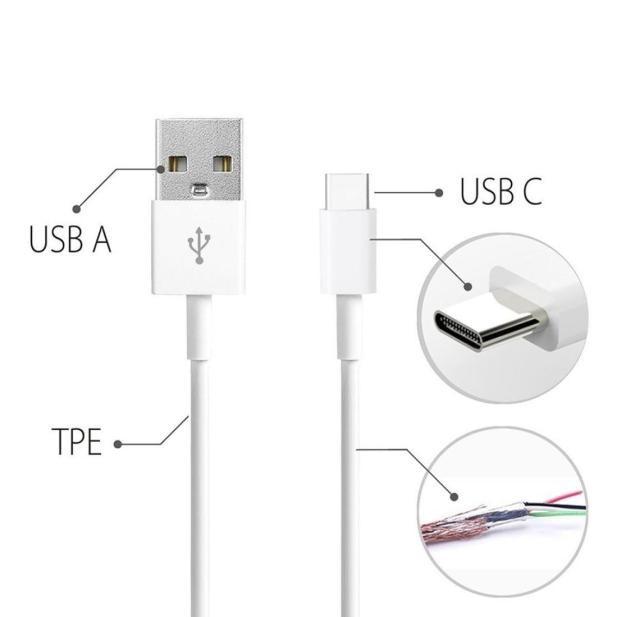 Fast Charging Wire Type C USB Data Charger Cable for Samsung USB Type-C Phone Cable for Huawei Honor Xiaomi For iPhone and Android phone