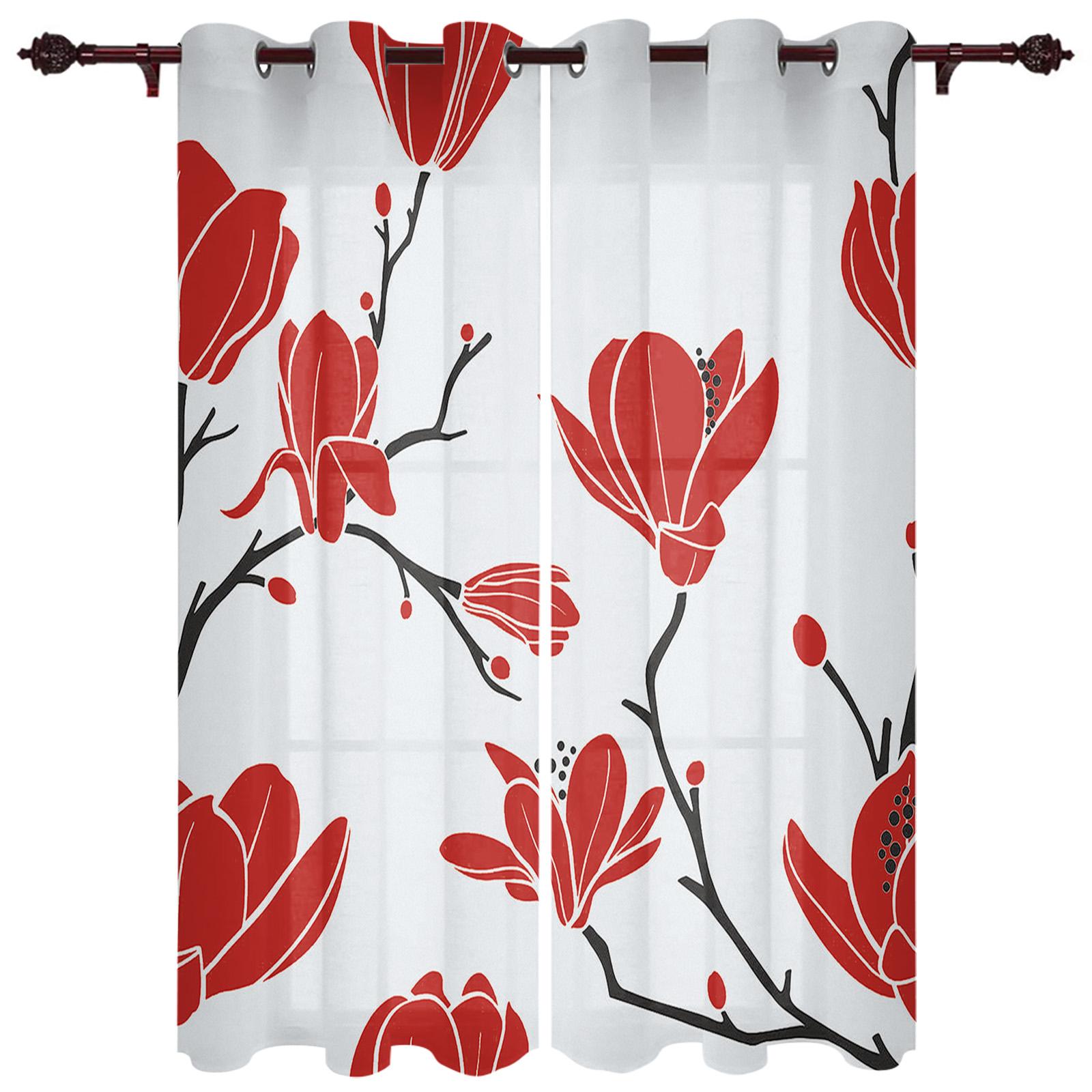 Цветы Блум Бирюзовые Растения Розы Оконные Шторы Для Гостиной Спальни Роскошные Домашние — фото 13