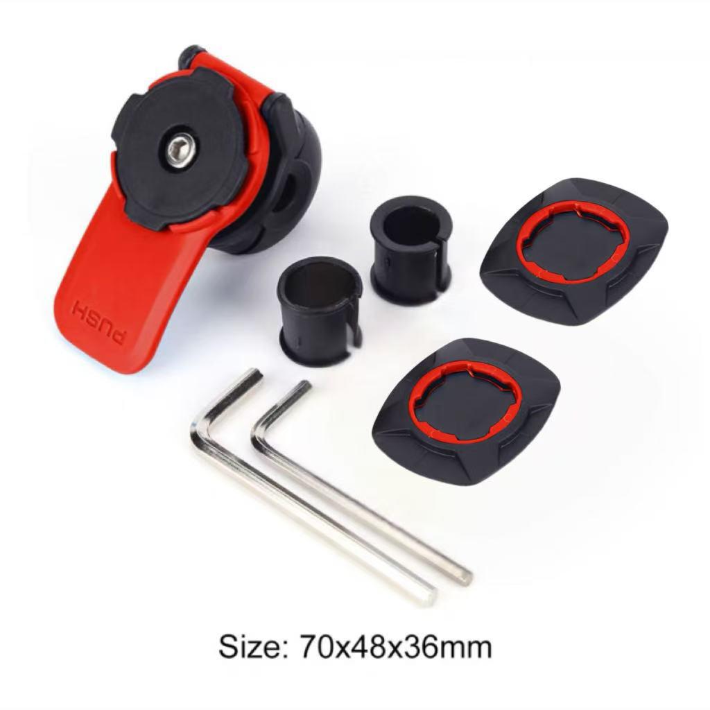 Motorcycle & Bicycle Phone Holder with Shock Absorption for Navigation