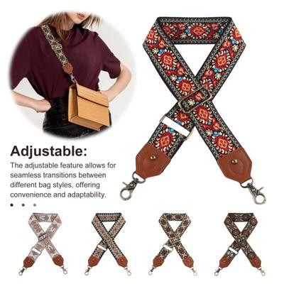 Schoudertasriem Etnische stijl Borduurwerk Jacquard Grote taaiheid Grote draagkracht Verwisselbare handtasriem