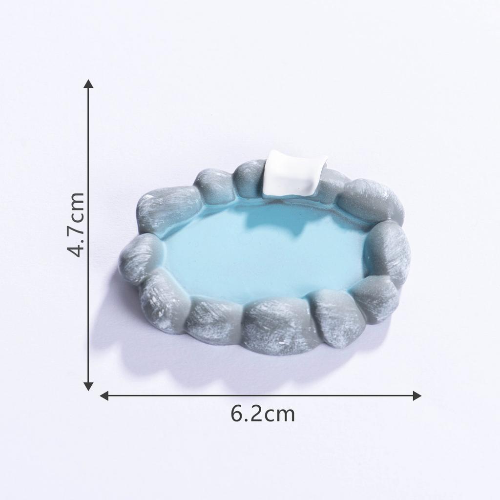 Creative Simulation Pool Figurine Ponds Model Resin Craft Moss Micro Gardening Landscape DIY Decorative Accessories