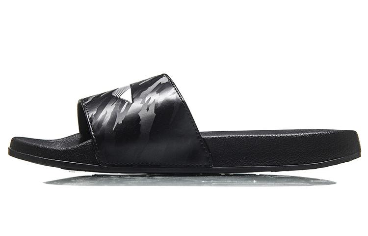 Li Ning Quiet Abrasion Resistant Quiet Abrasion Resistant Slide Slippers Men s Black AGAN021-4 43.5